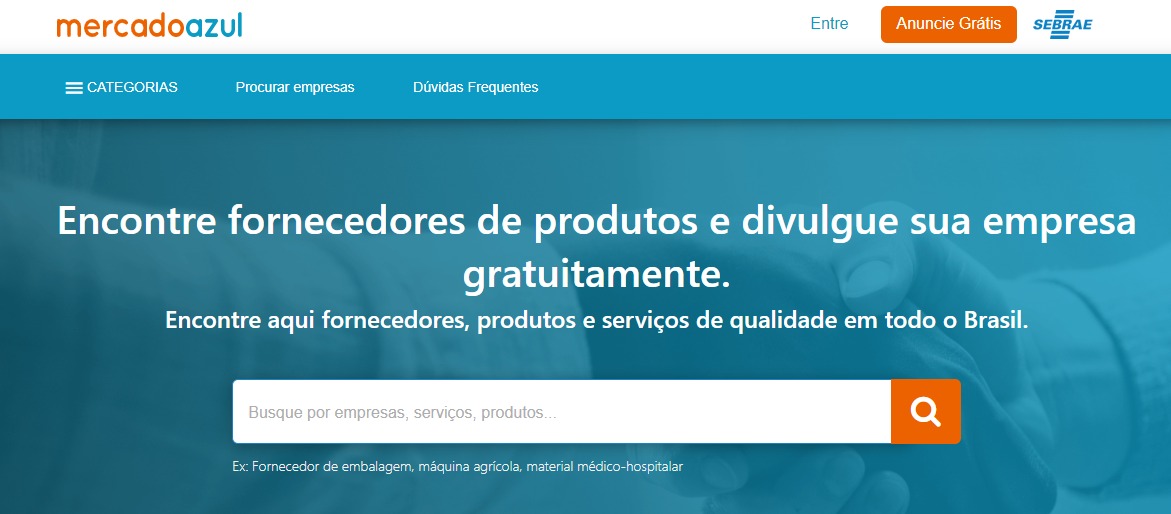 Leia mais sobre o artigo Mercado Azul: conheça a plataforma gratuita do SEBRAE para divulgar os pequenos negócios