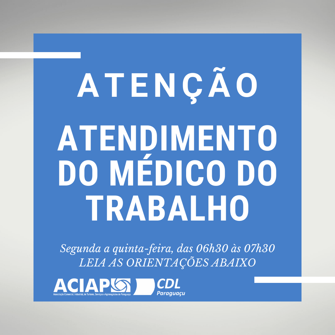 Leia mais sobre o artigo Atendimento do Médico do Trabalho.