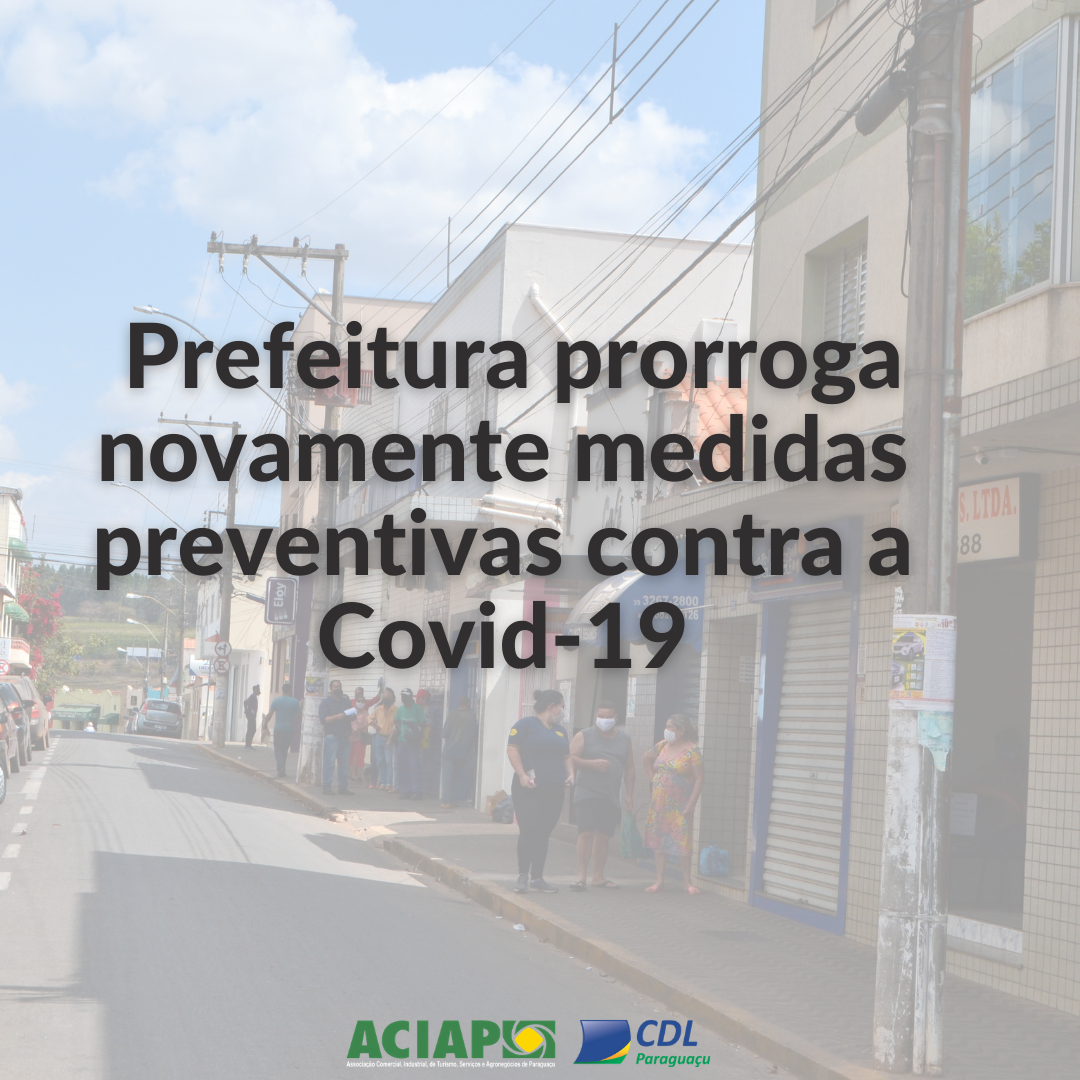 Leia mais sobre o artigo Decreto está valendo até a próxima sexta-feira, dia 23