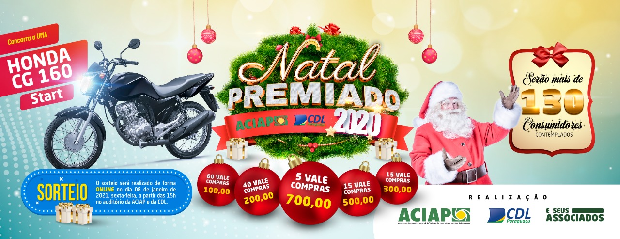 No momento, você está visualizando Natal Premiado 2020!