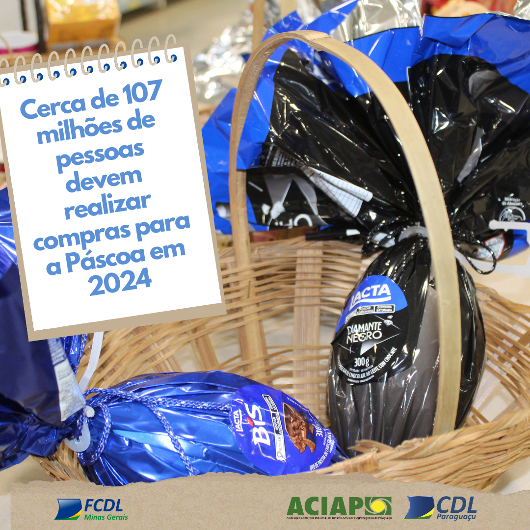 No momento, você está visualizando Pesquisa da CNDL e do SPC Brasil aponta que 65% dos consumidores pretendem fazer compras para a Páscoa neste ano